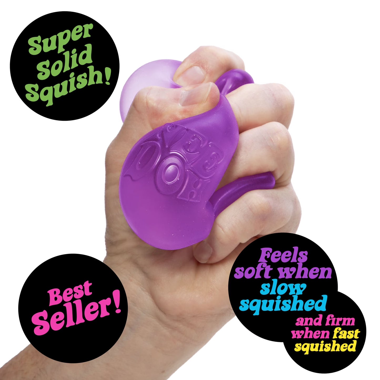 Schylling NeeDoh Stress Ball – Super Soft Sensory Fidget Toy for Stress Relief & Relaxation