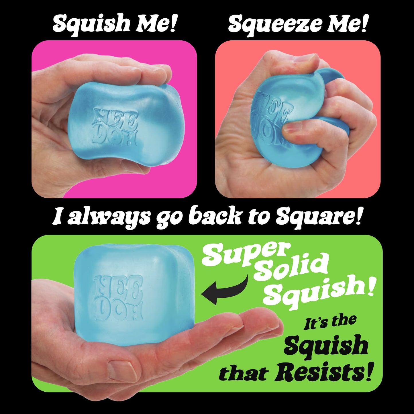 Schylling NeeDoh Stress Ball – Super Soft Sensory Fidget Toy for Stress Relief & Relaxation