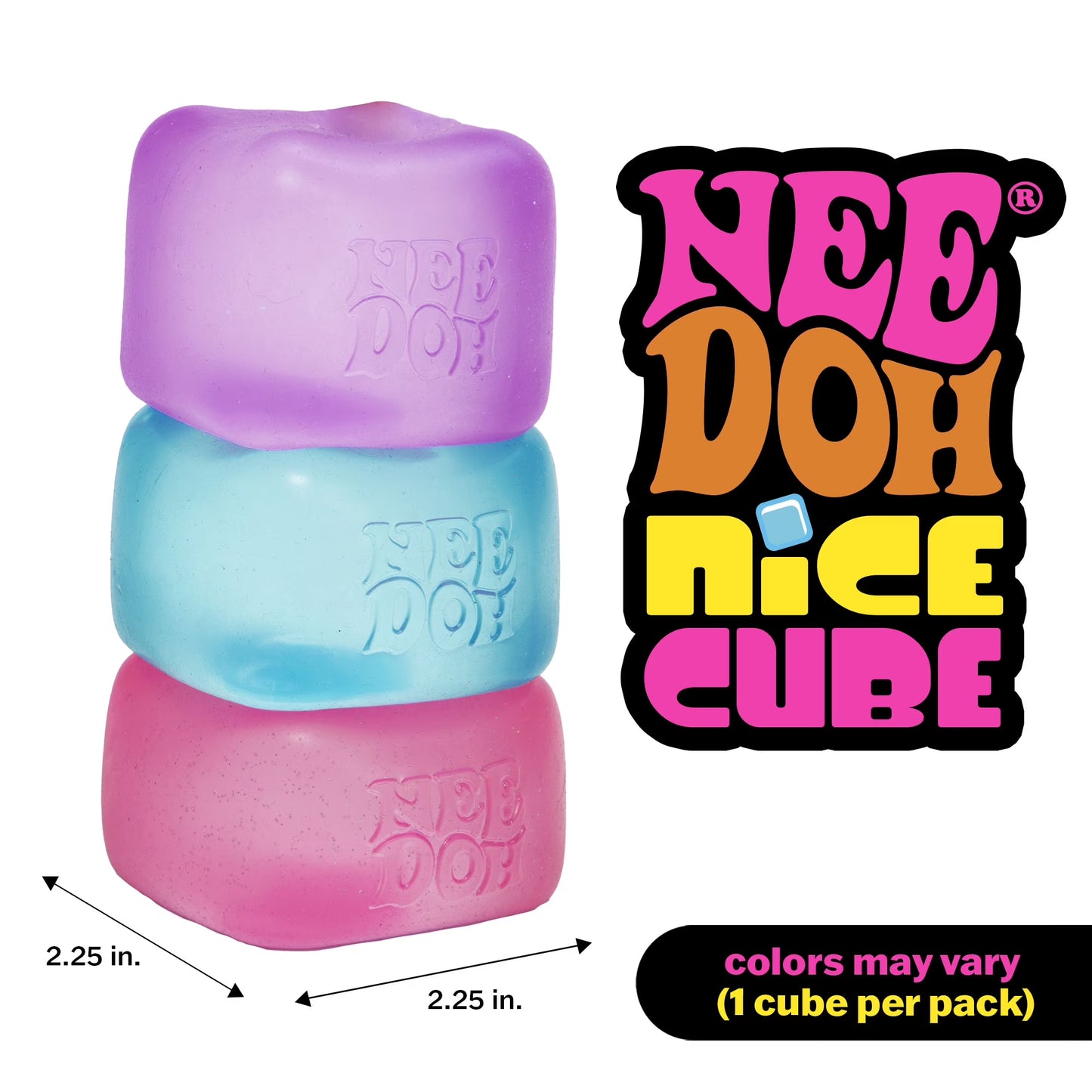 Schylling NeeDoh Stress Ball – Super Soft Sensory Fidget Toy for Stress Relief & Relaxation